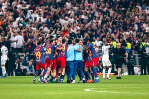 برشلونا يحسم الكلاسيكو في جدة ويتوّج بلقب السوبر الإسباني