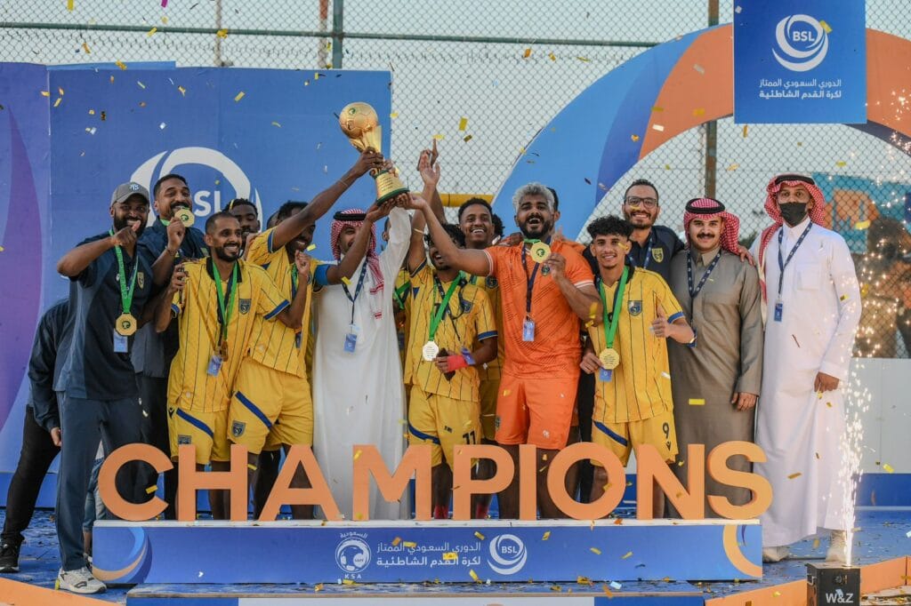 التعاون بطل الدوري السعودي الممتاز لكرة القدم الشاطئية للموسم الثاني تواليًا