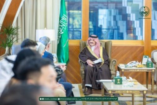 سمو أمير الشرقية يستقبل رئيس مجلس إدارة الأكاديمية السعودية لفنون الطهي «زادك»