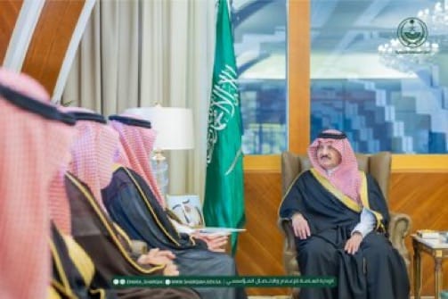 سمو أمير الشرقية يستقبل الرئيس التنفيذي للمركز الوطني لتنمية القطاع غير الربحي