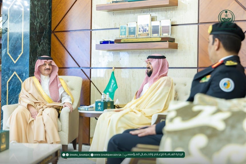 سمو أمير الشرقية يستقبل قائد حرس الحدود بالمنطقة بمناسبة تعيينه