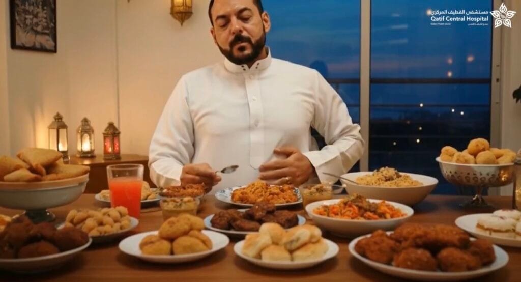 مستشفى القطيف المركزي يحذر: عادات غذائية خاطئة قد تسبب عسر الهضم والارتجاع