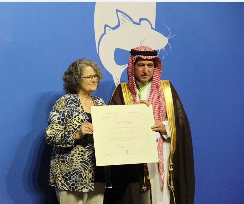 تقديراً لجهودها الدولية الرائدة في حماية التنوع الأحيائي.. المملكة تحصد شهادة “الريادة المتميزة” للمحافظة على الأنواع المهاجرة بمنطقة جنوب غرب آسيا