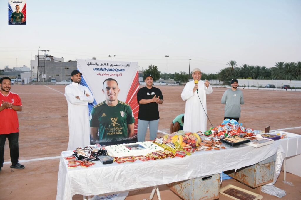 مركز النشاط الاجتماعي بنادي معن بالأحساء يحتفلون بالزراعي بالصعود إلى دوري روشن السعودي
