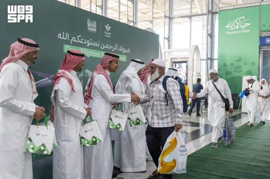 الخطوط السعودية تختتم عمليات مغادرة الحجاج من المدينة المنورة لموسم حج 1447هـ